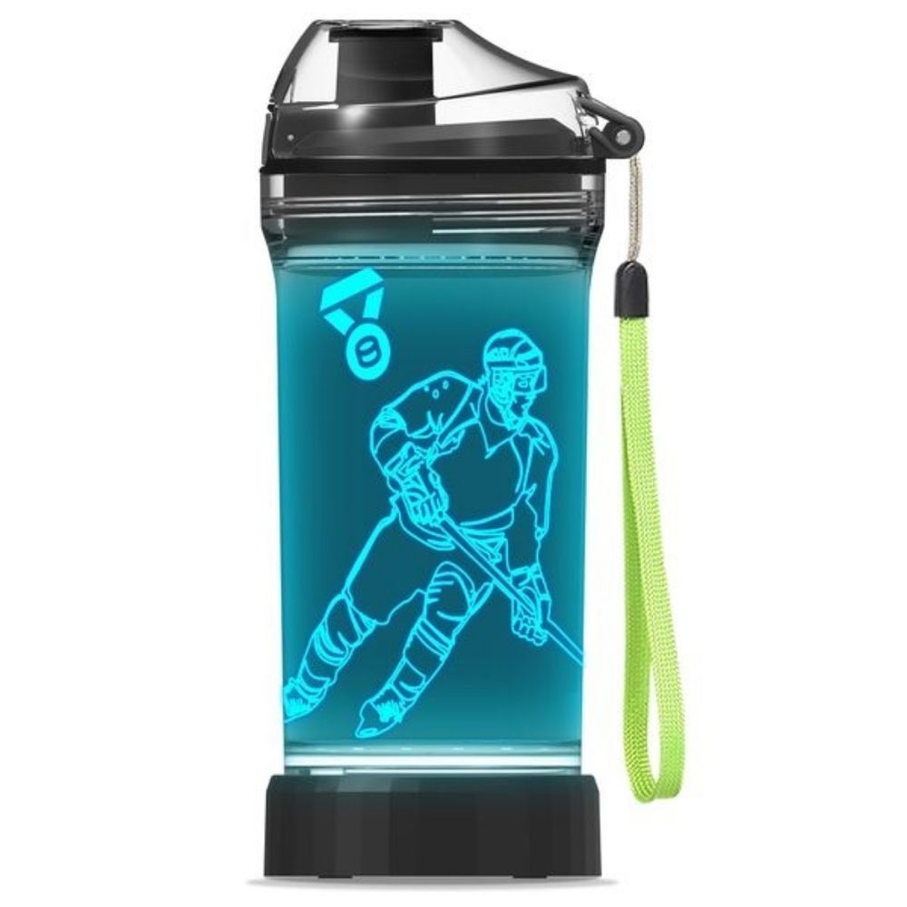 Hockey Light Up Water Bottle 14oz